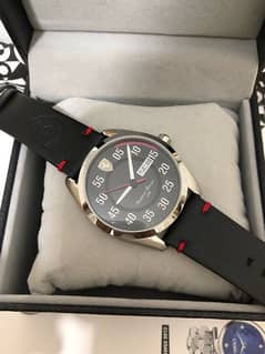 FERRARI | BRAND NEW | ORIGINAL WATCH | DATE & DAY, LEATHER STRAP |