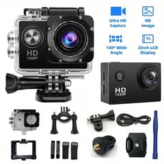 1080P HD Action Camera with 140° Wide Angle