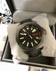 HUGO BOSS | ORIGINAL | RADIUM DIAL | GUN MATALIC | BIG DADDY WATCH