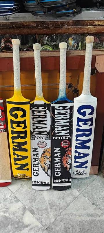 German tape ball cricket bat