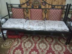 Urgent sale 3 seater Iron sofa