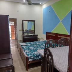 Fully Furnished 1 Bedroom Attached Washroom Kitchen