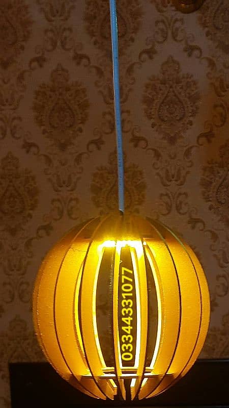 Wooden Hanging Light 13