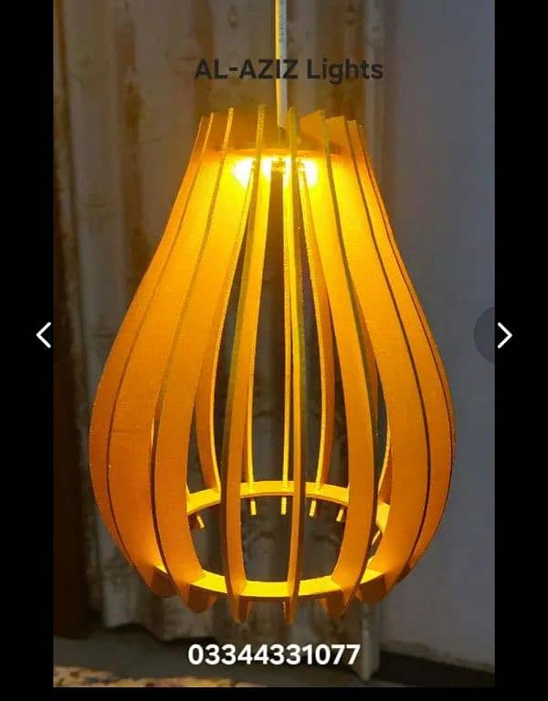 Wooden Hanging Light 14