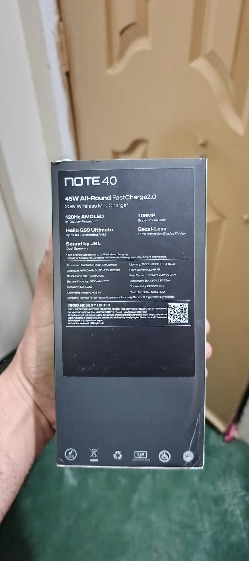 Infinix Note 40 12