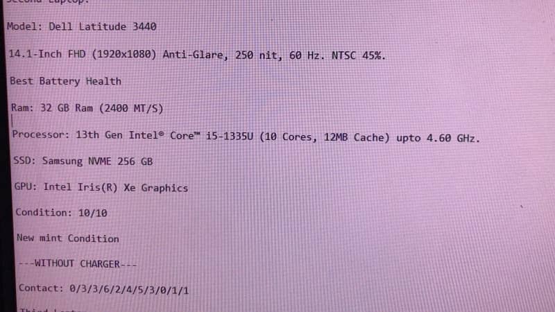 i5 13th Gen / 32 Ram / 256 Nvme 4