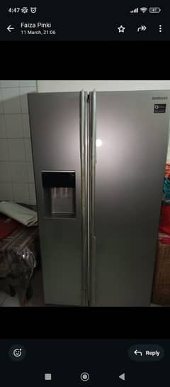 Double door fridge