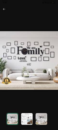 Family Wall hanging with frames