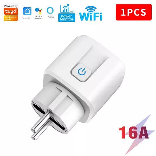 Smart Plug Tuya WiFi 220V Power Monitor 20A Wireless Socket for Alexa 13