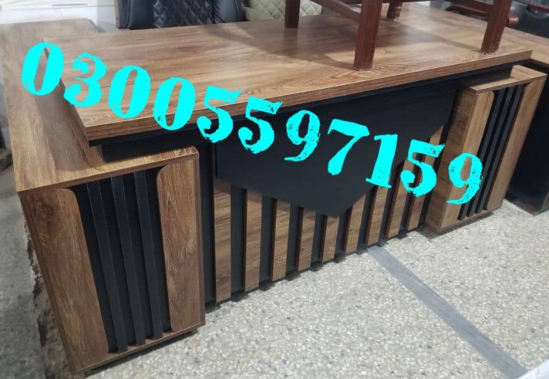 Office table side rack computer study work desk furniture chair rack 17
