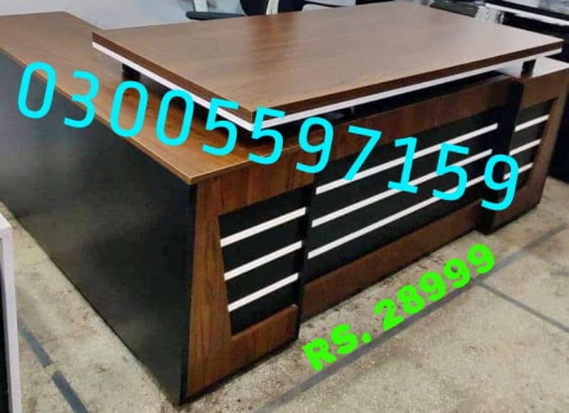 Office table side rack computer study work desk furniture chair rack 18