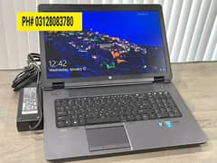 Hp zbook 17  core i7 workstation quadcore 4gb Nvidia 17.3"Display