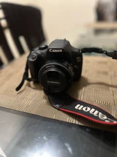 Canon 1200D with 50mm Yongnuo Lens