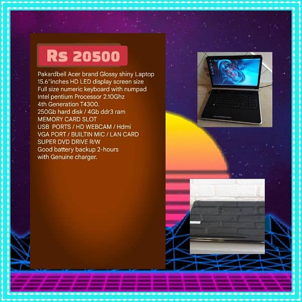 HP probook 4520s core i5 laptop 320 hard 15.6" big display numpad 13