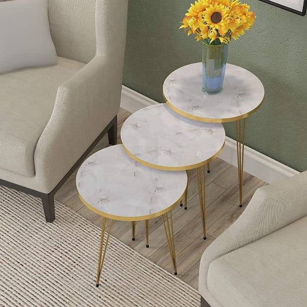 New trending Coffee Tables- Set Of 3 6