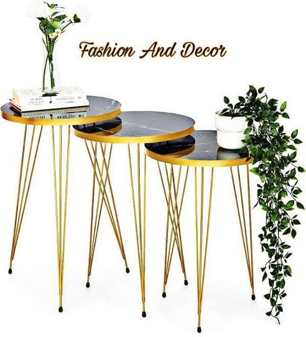 New trending Coffee Tables- Set Of 3 7
