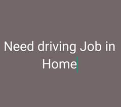 Driving Job or Personal Home Job