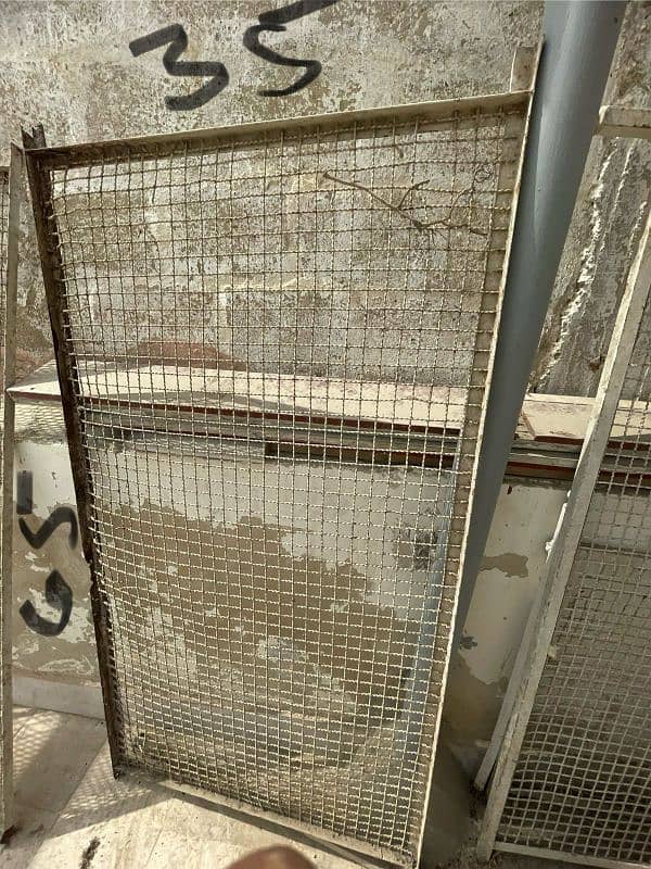 urgent sale - iron Grills for gardening and cattle farming at roof tp 3