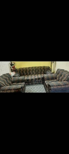 5 seter chenoti strong wood sofa