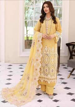 lawn  suit | 3 pcs suit | Chikenkari |  eid collection