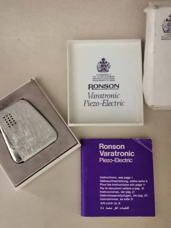 Lighter Ronson England vintage 12