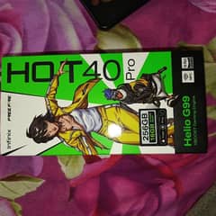 Hot 40Pro 16GB ram 256 Rom like new condition