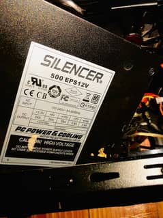 SILENCER 500 WATT 80 PLUS BRONZE