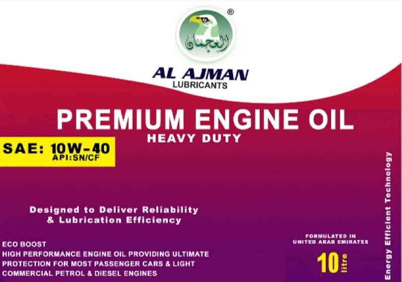 10w40 Engine Oil 10 Litre API:SN/CF Multigrade UAE 0