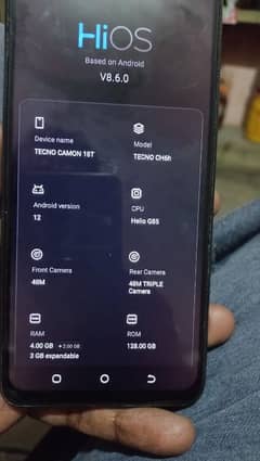 i am selling my tecno camon 18T