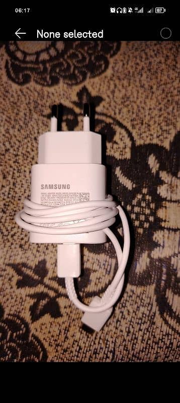 25w Samsung SuperFast Charger Used With Samsung A52s 5G 0