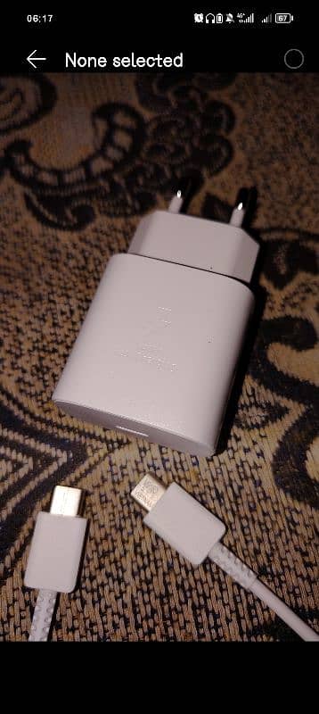 25w Samsung SuperFast Charger Used With Samsung A52s 5G 3