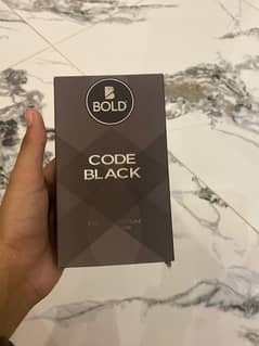 20% used bold CODE BLACK perfune