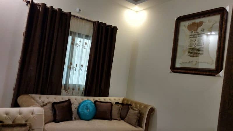 5 seater luxury sofa, center table, mirror and calligraphy for sale 3