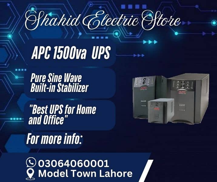 Apc ups 1000va, 1500va ,3000va ,5000va , 10kva, 20KVA, pure SINE WAVE 14