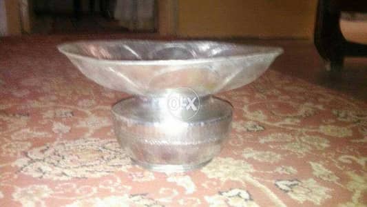 HEAVY COPPER SPITTOONS AND HEAVY WEIGHT TRAY