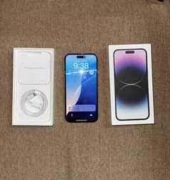 Iphone 14Pro Max, PTA approved, 10/10,86%, Physical+eSim