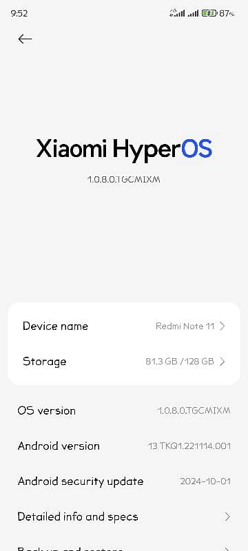 Xiaomi Redmi Note 11 2