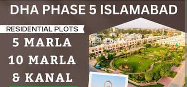 DHA 5 Islamabad 1 kanal plots available for sale