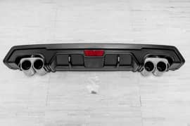 Civic X RS rear diffuser.