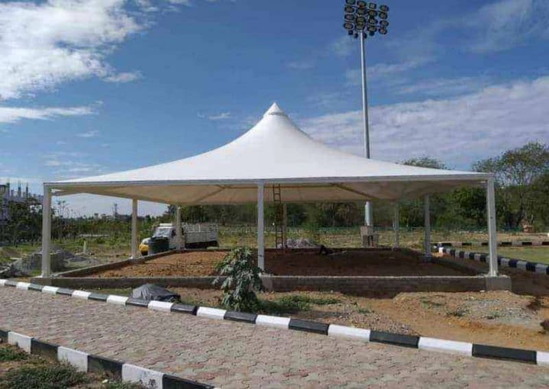 Best canopy structure - Fiber shade - Car Park - Car Porch - Tensile 0
