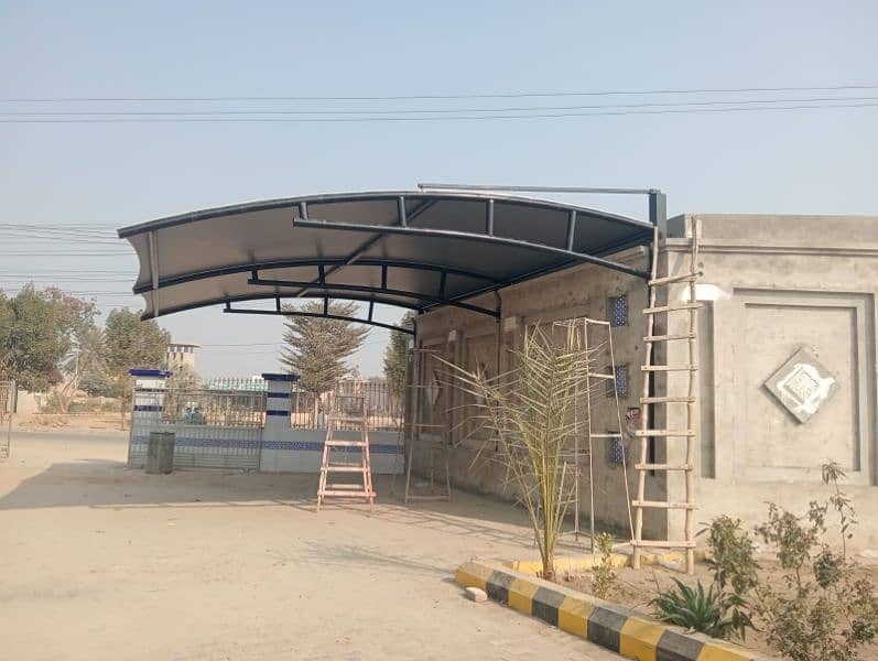 Best canopy structure - Fiber shade - Car Park - Car Porch - Tensile 8