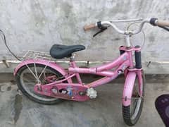 pink bicycle for 8 to 12 year girls.