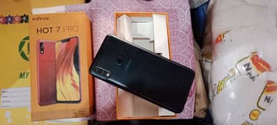 infinix hot 7 pro with box 4gb 64gb pta approved