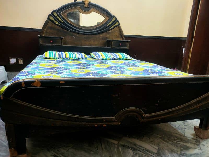 Queen Bed for Sale | Without Matress 3