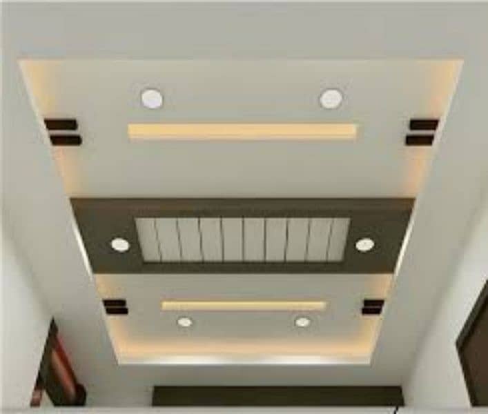 pop ceiling  gypsum board ceiling  gypsum board partition 3