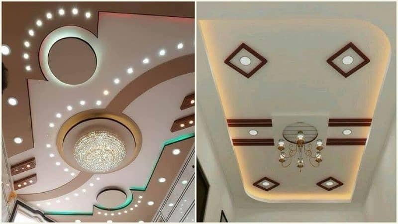 pop ceiling  gypsum board ceiling  gypsum board partition 4