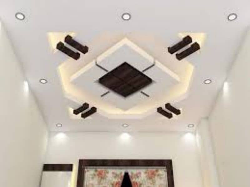 pop ceiling  gypsum board ceiling  gypsum board partition 5