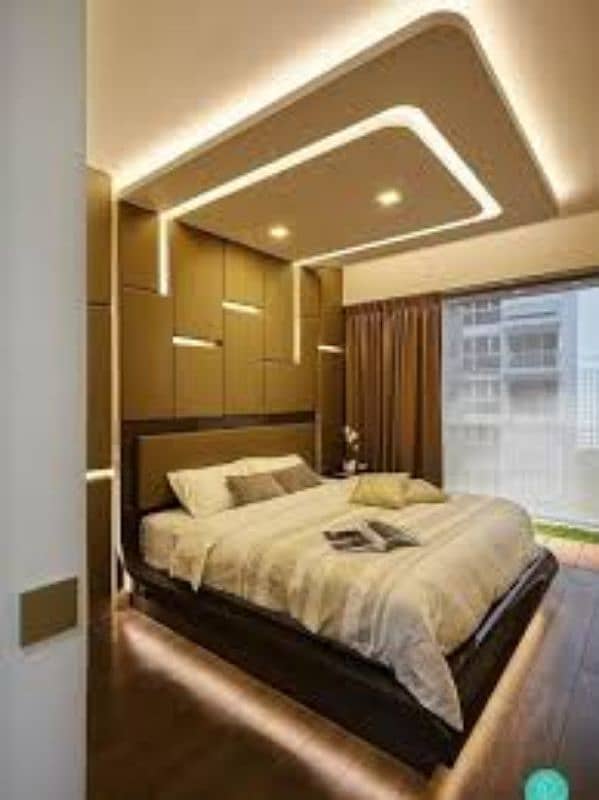 pop ceiling  gypsum board ceiling  gypsum board partition 13
