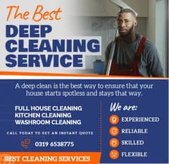 House cleaning/ Kitchen cleaning /Sofa & carpet cleaning/Deep cleaning