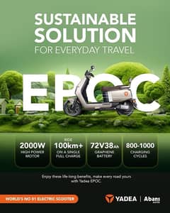 YADEA EPOCH ELECTRIC SCOOTER